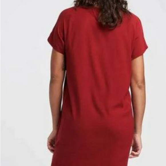 Universal Standard Isabelle Luxe Twill dress in Sandria Red. Size 10/12, NWT. - Picture 3 of 6